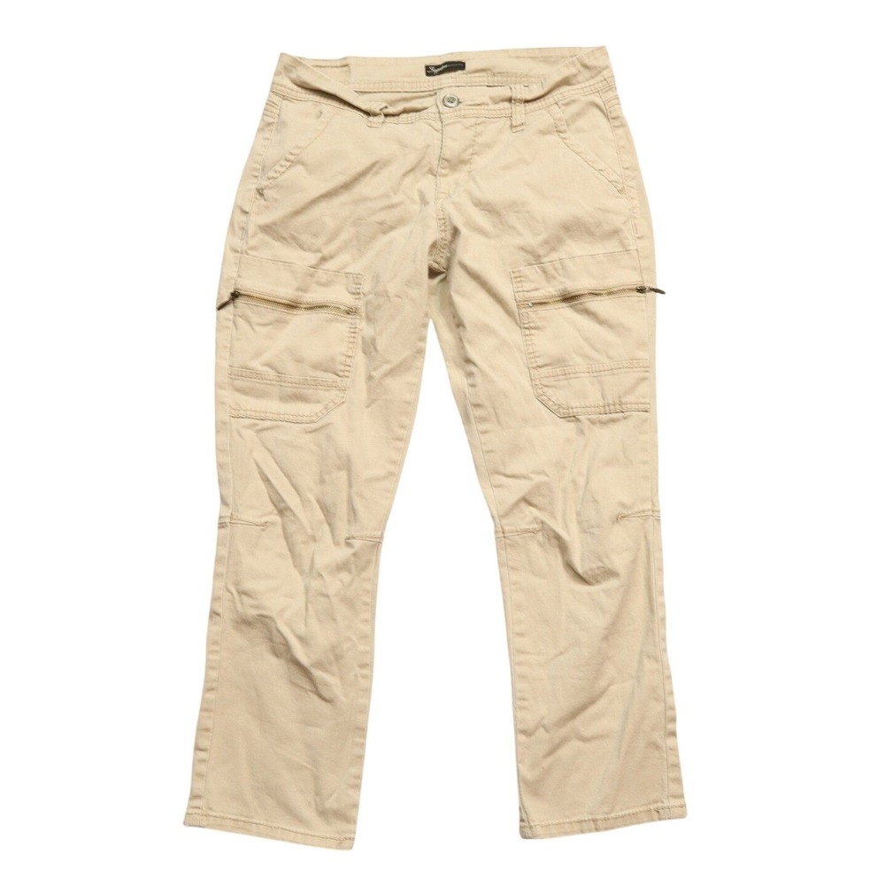 Supplies Khaki Cargo Straight Tapered Chino Streetwear Y2K Vintage Ankle Pants 6